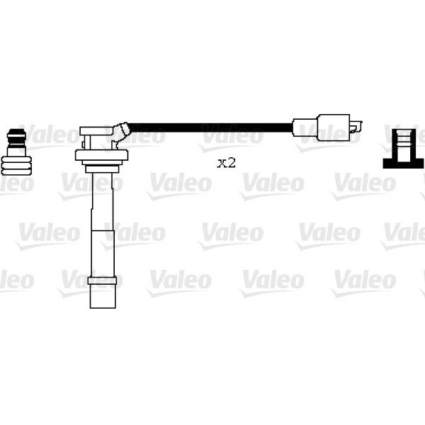 Снимка на Комплект запалителни кабели VALEO 346079 за Suzuki Alto 6 (FF) 1.1 (RF410) - 63 коня бензин