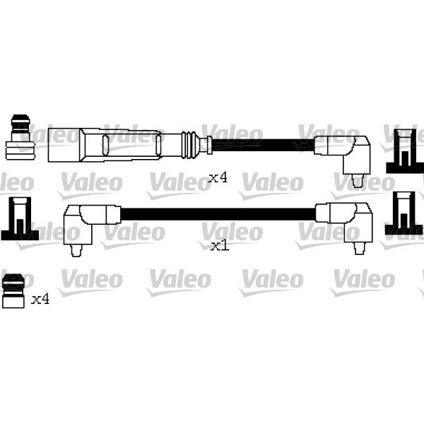 Снимка на Комплект запалителни кабели VALEO 346620 за Seat Ibiza 2 (6K2) 1.4 i - 60 коня бензин
