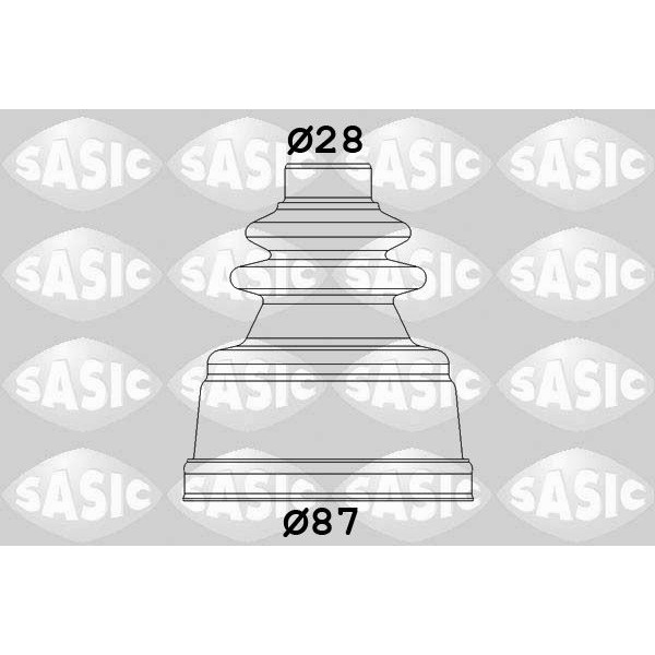 Снимка на Комплект маншон за каре SASIC 1900018 за Citroen Jumper Platform 230 2.5 TD - 103 коня дизел