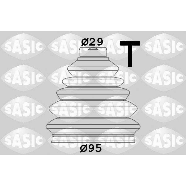Снимка на Комплект маншон за каре SASIC 1906027 за Skoda Yeti (5L) 1.4 TSI 4x4 - 150 коня бензин