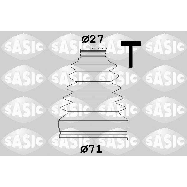 Снимка на Комплект маншон за каре SASIC 1906032 за Audi A3 (8L1) 1.9 TDI - 110 коня дизел