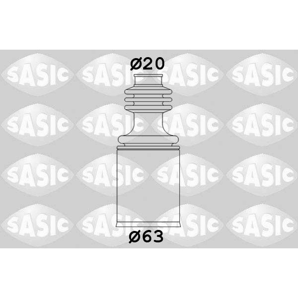 Снимка на Комплект маншон за каре SASIC 2003421 за Citroen Saxo S0,S1 1.1 X, SX - 54 коня бензин