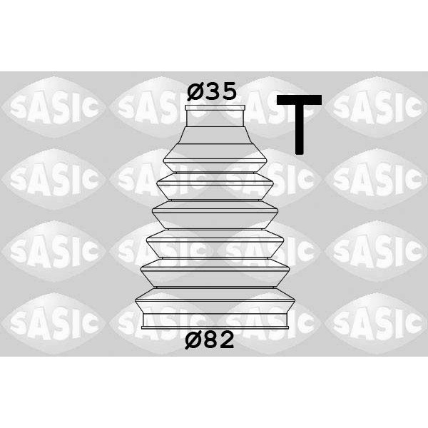Снимка на Комплект маншон за каре SASIC 2933313 за Citroen DS3 Hatchback 1.6 HDi 90 - 92 коня дизел