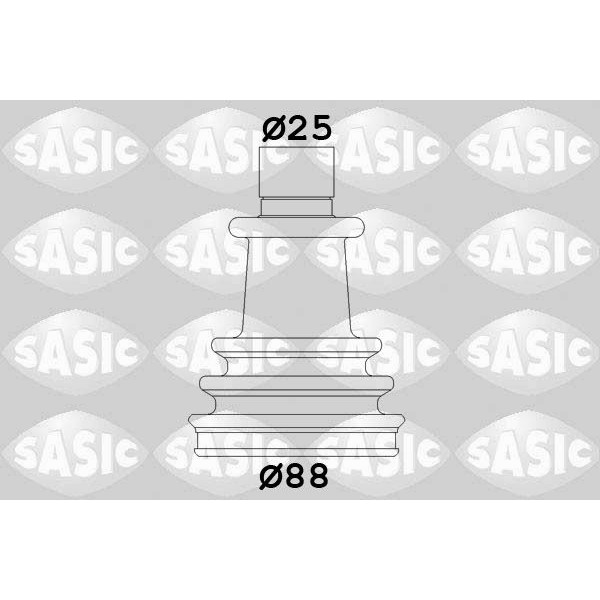 Снимка на Комплект маншон за каре SASIC 2933633 за Renault Master Box (T) 28-35 2.1 D - 60 коня дизел