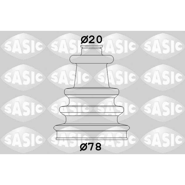Снимка на Комплект маншон за каре SASIC 2933743 за Peugeot 309 Hatchback 1.9 - 98 коня бензин