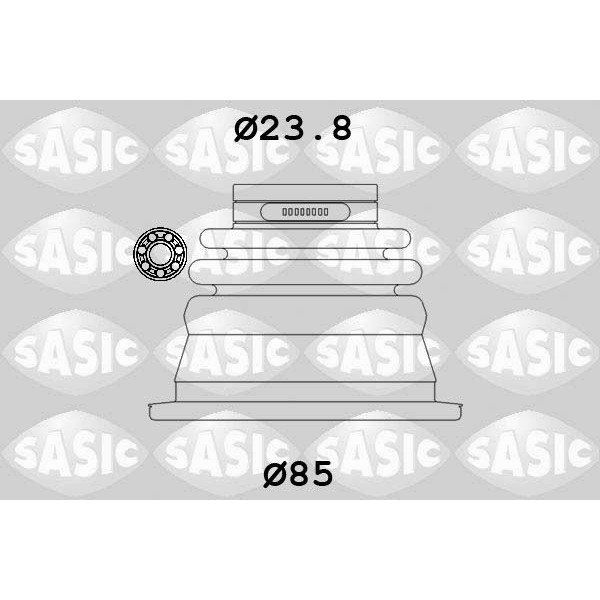 Снимка на Комплект маншон за каре SASIC 4003419 за Renault 19 II Hatchback 1.8 16V (B/C53D) - 135 коня бензин