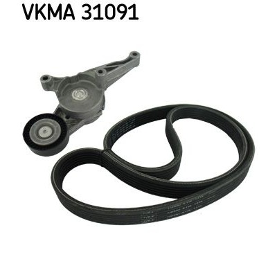 Снимка на Комплект пистов ремък и ролки SKF VKMA 31091 за VW Transporter T5 Platform 1.9 TDI - 102 коня дизел