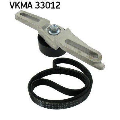 Снимка на Комплект пистов ремък и ролки SKF VKMA 33012 за Citroen AX Hatchback ZA 14 (ZA) - 75 коня бензин