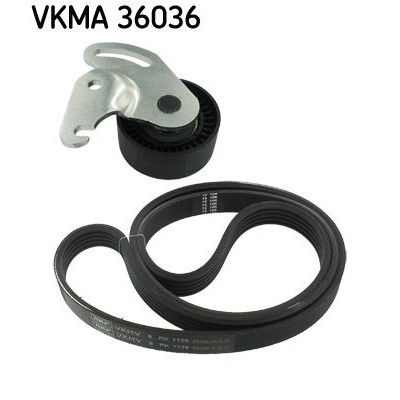 Снимка на Комплект пистов ремък и ролки SKF VKMA 33044 за Peugeot Expert (224) 2.0 HDi - 94 коня дизел