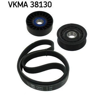 Снимка на Комплект пистов ремък и ролки SKF VKMA 34104 за Ford Focus (daw,dbw) 1.8 TDCi - 100 коня дизел