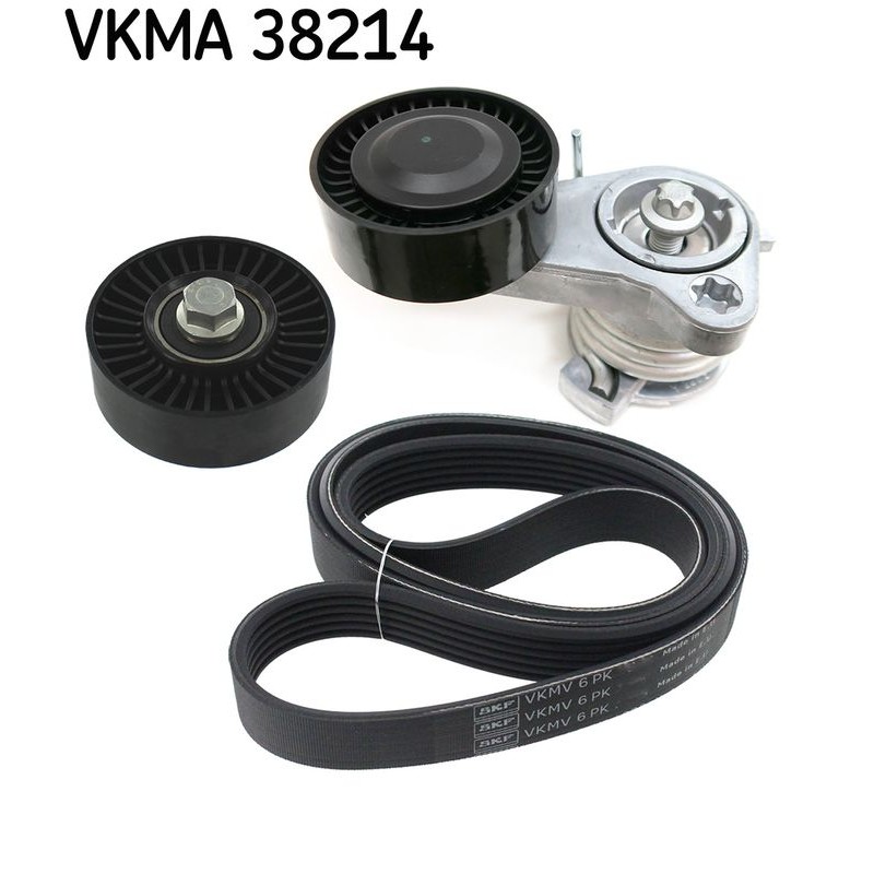 Снимка на Комплект пистов ремък и ролки SKF VKMA 34150 за Ford Mondeo 3 Saloon (B4Y) 1.8 SCi - 130 коня бензин