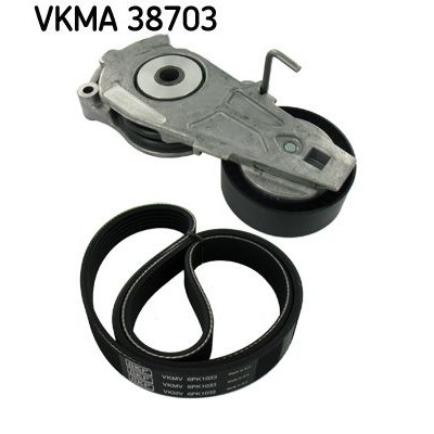Снимка на Комплект пистов ремък и ролки SKF VKMA 38703 за Mini Cooper (R50,R53) Hatchback Cooper - 116 коня бензин