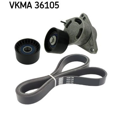 Снимка на Комплект пистов ремък SKF VKMA 33133 за Peugeot 407 Saloon 2.2 HDi 170 (6D4HTH) - 170 коня дизел