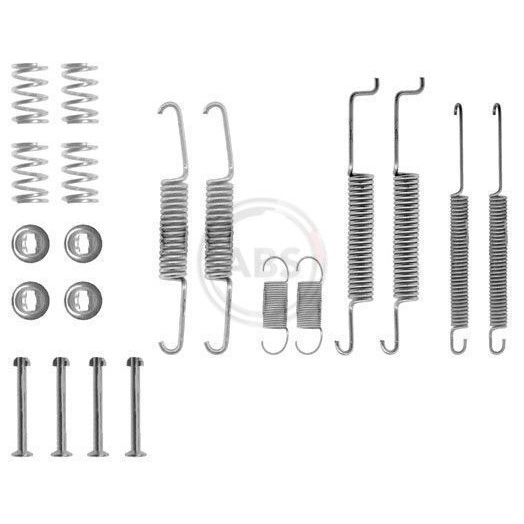 Снимка на Комплект принадлежности, спирачни челюсти A.B.S. 0598Q за Audi 100 Avant (44, 44Q, C3) 2.0 - 113 коня бензин