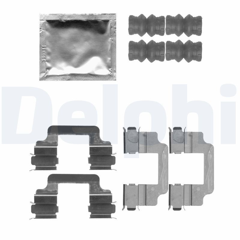 Снимка на Комплект принадлежности, спирачни челюсти DELPHI LY1121 за Skoda Fabia Hatchback (6Y2) 1.2 - 64 коня бензин