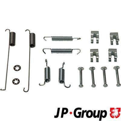 Снимка на Комплект принадлежности, спирачни челюсти JP GROUP  3364002110 за Ford Ka (rb) 1.3 i ROCAM - 70 коня бензин
