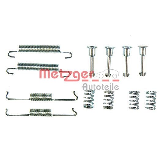 Снимка на Комплект принадлежности, челюсти за ръчна спирачка METZGER GREENPARTS 105-0841 за Mercedes ML-class (w164) ML 280 CDI 4-matic (164.120) - 190 коня дизел