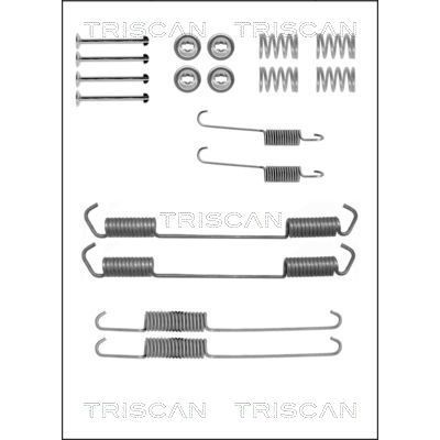 Снимка на Комплект принадлежности спирани челюсти TRISCAN 8105 102550 за Citroen C25 Platform 2.0 - 84 коня бензин