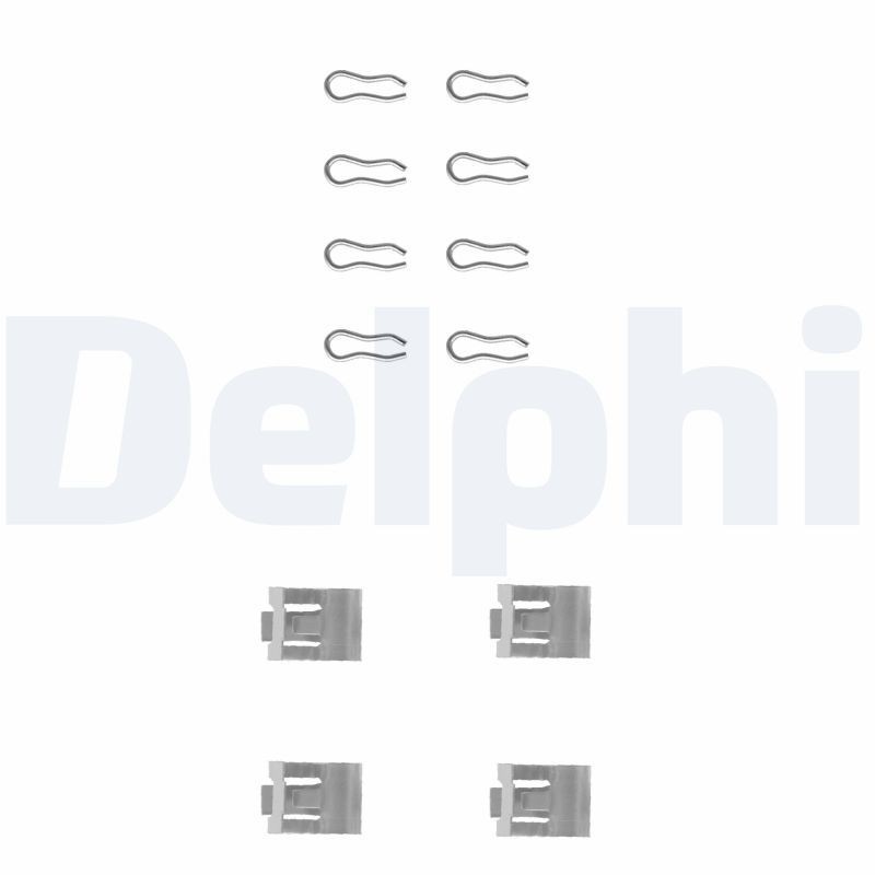 Снимка на Комплект пружина за спирачен апарат DELPHI LX0475 за Audi A6 Sedan (4G2, C7) 2.0 TDI - 150 коня дизел