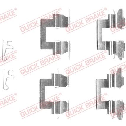 Снимка на Комплект пружина за спирачен апарат QUICK BRAKE 109-1606 за Audi A6 Avant (4F5, C6) 2.8 FSI - 190 коня бензин