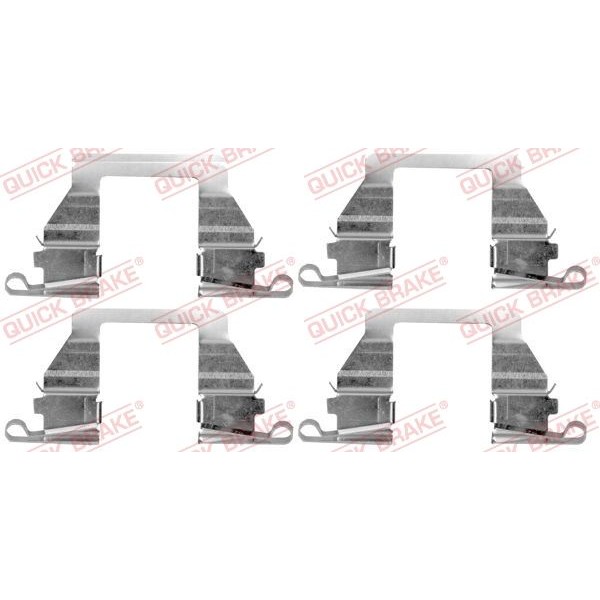 Снимка на Комплект пружина за спирачен апарат QUICK BRAKE 109-1804 за Mercedes E-class Saloon (w211) E 320 (211.065) - 224 коня бензин