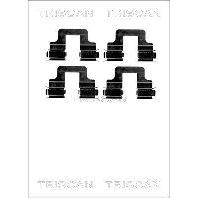 Снимка на Комплект пружина за спирачен апарат TRISCAN 8105 101629 за VW Scirocco (137) 2.0 TFSI - 200 коня бензин
