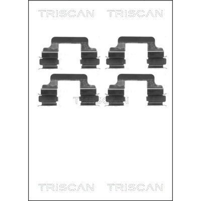 Снимка на Комплект пружина за спирачен апарат TRISCAN 8105 101630 за Audi A6 Sedan (4G2, C7) 3.0 TDI quattro - 326 коня дизел