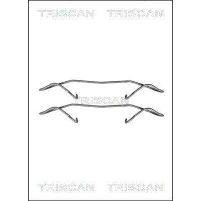 Снимка на Комплект пружина за спирачен апарат TRISCAN 8105 241598 за Alfa Romeo 156 (932) Sedan 2.4 JTD (932AXF00) - 163 коня дизел