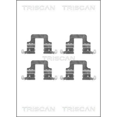 Снимка на Комплект пружина за спирачен апарат TRISCAN 8105 291613 за Audi A4 Avant (8K5, B8) 1.8 TFSI - 120 коня бензин