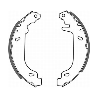 Снимка на Комплект спирачни челюсти ABE C0R006ABE за Lancia Delta 2 (836) 1.8 i.e. 16V (836AQ) - 113 коня бензин