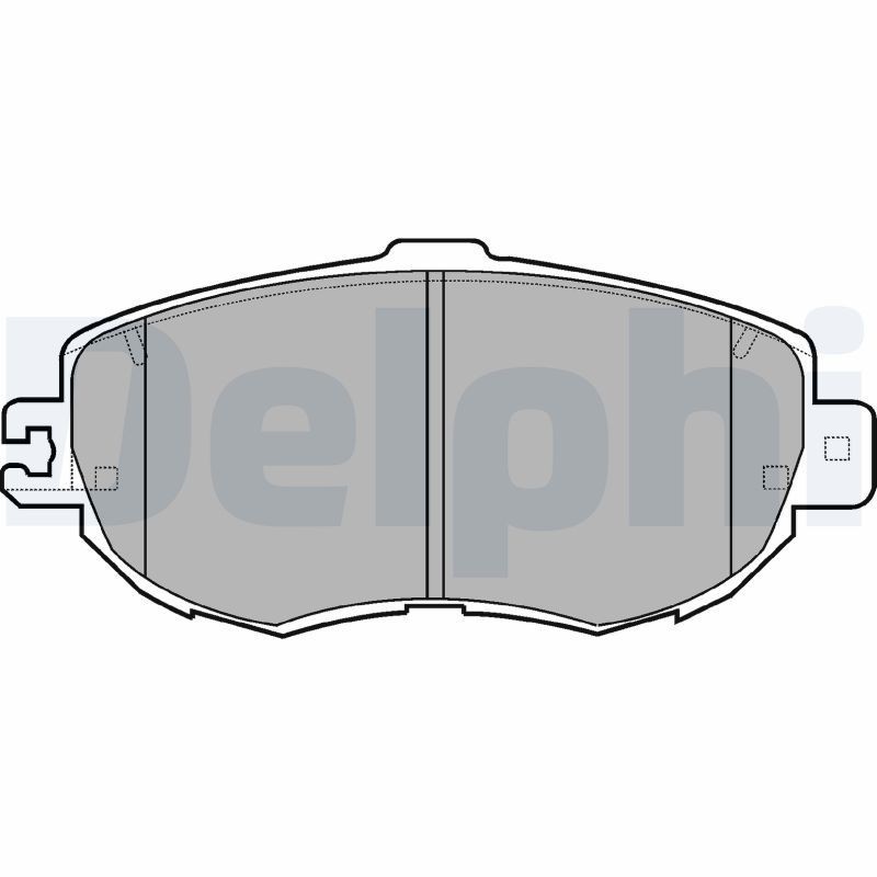 Снимка на Комплект спирачни челюсти DELPHI LS1625 за Seat Arosa (6H) 1.0 - 50 коня бензин
