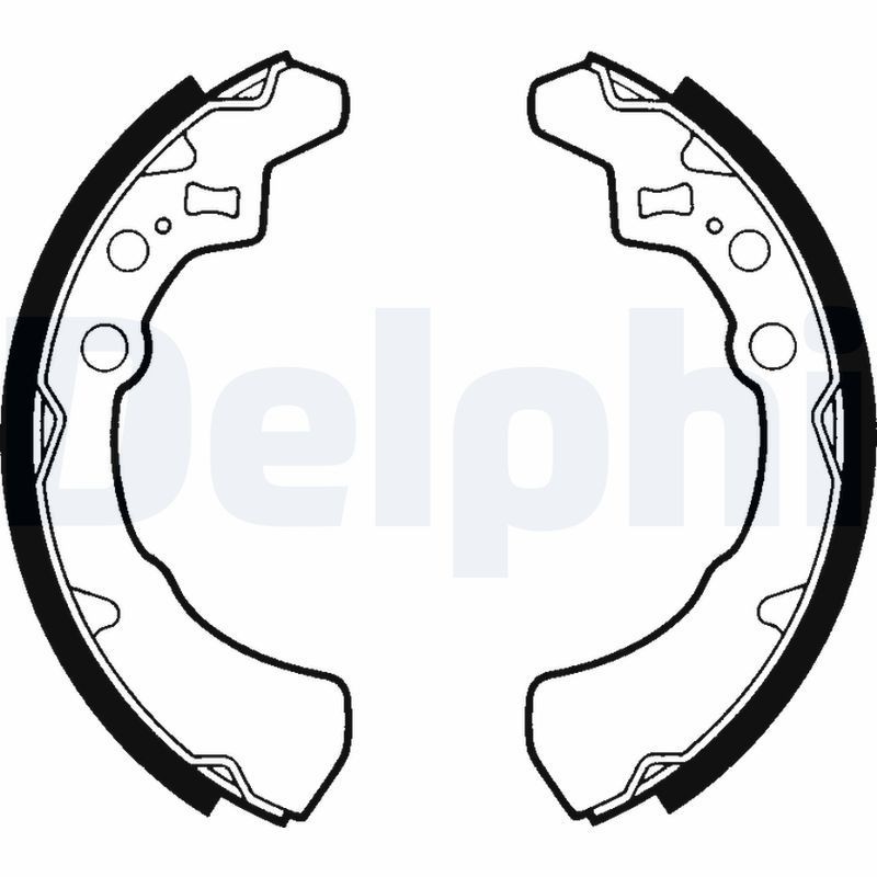Снимка на Комплект спирачни челюсти DELPHI LS1625 за VW Passat 2 (B2,32B) 2.2 Syncro - 120 коня бензин