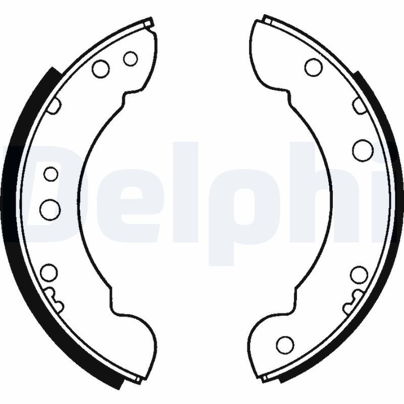 Снимка на Комплект спирачни челюсти DELPHI LS1860 за Autobianchi Y10 1.1 4WD - 57 коня бензин