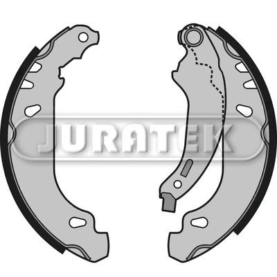 Снимка на Комплект спирачни челюсти JURATEK JBS1031 за Mercedes E-class Coupe (c124) E 200 (124.040) - 136 коня бензин