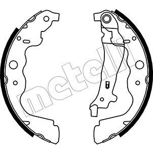 Снимка на Комплект спирачни челюсти METELLI 53-0365 за Mercedes Citan Traveliner (415) 108 CDI (415.703) - 75 коня дизел