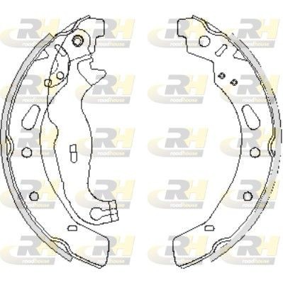 Снимка на Комплект спирачни челюсти ROADHOUSE 4242.00 за Ford Ka 1.3 TDCi - 75 коня дизел