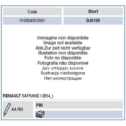 Снимка на Кормилно лостче MAGNETI MARELLI черен 510034010501 за Renault Safrane (B54) 2.1 dT (B546) - 88 коня дизел