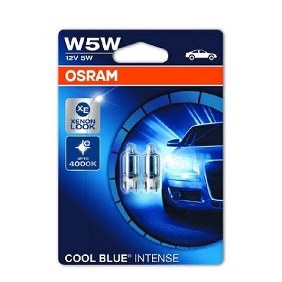 Снимка на Крушка за мигачи и стопове OSRAM COOL BLUE INTENSE W5W 2825HCBI-02B за Autobianchi Y10 1.1 4WD - 57 коня бензин