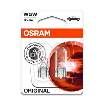 Снимка на Крушка за мигачи и стопове OSRAM ORIGINAL W5W 2825-02B за Nissan Pulsar Hatchback (N14) 1.6 i - 90 коня бензин