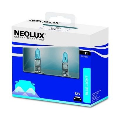 Снимка на Крушка за фарове и халогени NEOLUX BlueLight H1 N448B-SCB за Merdeces Vario Box 512 D (667.351, 667.352, 667.353) - 122 коня дизел