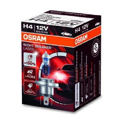 Снимка на Крушка за фарове и халогени OSRAM NIGHT BREAKER® LASER H4 64193NBL за Autobianchi Y10 1.1 4WD - 57 коня бензин
