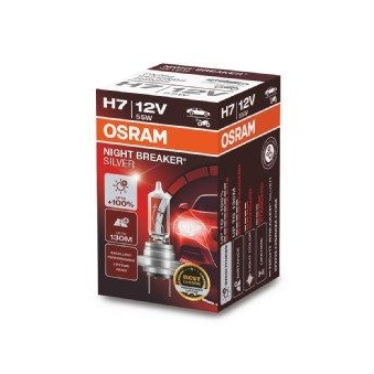 Снимка на Крушка за фарове и халогени OSRAM NIGHT BREAKER® SILVER H7 64210NBS за Seat Leon (1M1) 1.6 16 V - 105 коня бензин