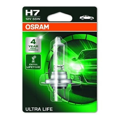 Снимка на Крушка за фарове и халогени OSRAM ULTRA LIFE H7 64210ULT-01B за Audi A3 (8P1) 1.4 TFSI - 125 коня бензин