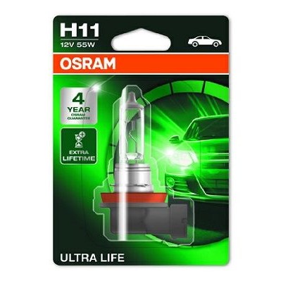 Снимка на Крушка за фарове и халогени OSRAM ULTRA LIFE H11 64211ULT-01B за Fiat Punto Evo 1.3 D Multijet - 90 коня дизел