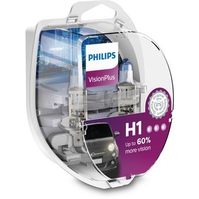 Снимка на Крушка за фарове и халогени PHILIPS VisionPlus H1 12258VPS2 за Citroen Jumper BOX 3.0 HDi 160 - 157 коня дизел
