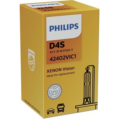Снимка на Крушка за фарове и халогени PHILIPS Xenon Vision D4S 42402VIC1 за Citroen BX Break XB 16 - 87 коня бензин