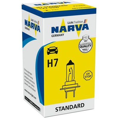 Снимка на Крушка с нагреваема жичка, главни фарове NARVA H7 483283000 за Smart Forfour (454) 1.5 (454.032) - 109 коня бензин