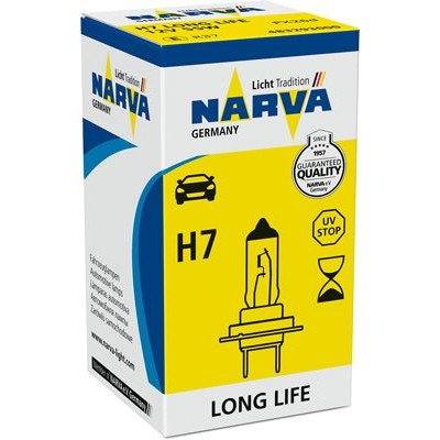 Снимка на Крушка с нагреваема жичка, главни фарове NARVA Long Life H7 483293000 за Ford Focus Estate (dnw) 1.4 16V - 75 коня бензин