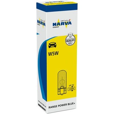 Снимка на Крушка с нагреваема жичка, светлини за парк/позициониране NARVA Range Power Blue+ W5W 171893000 за Opel Vivaro Box (F7) 2.5 CDTI (F7) - 114 коня дизел