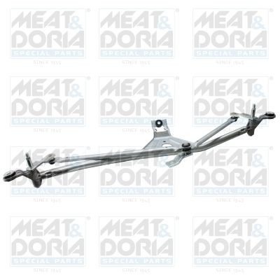 Снимка на Лостов механизъм на чистачките MEAT & DORIA 227053 за Seat Ibiza 2 (6K2) 1.4 i - 60 коня бензин